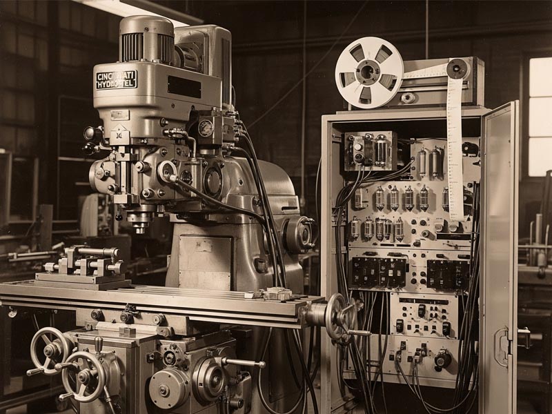 تاریخچه و تکامل دستگاه های CNC